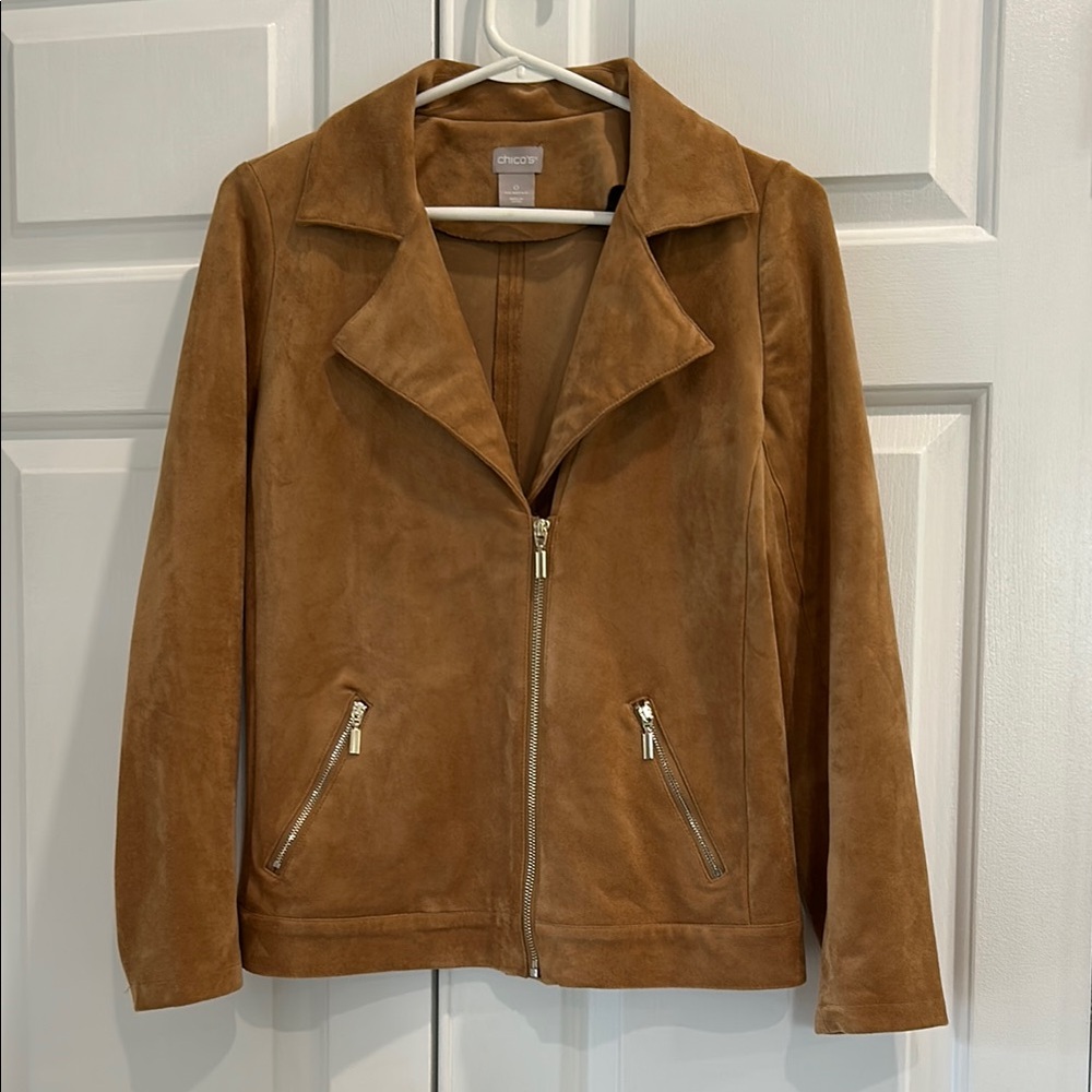 Chico's Faux Suede Jacket